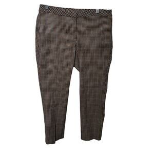 J. Jill Women’s Pants 10 Petite Premium Bi-Stretch Plaid Check Trousers